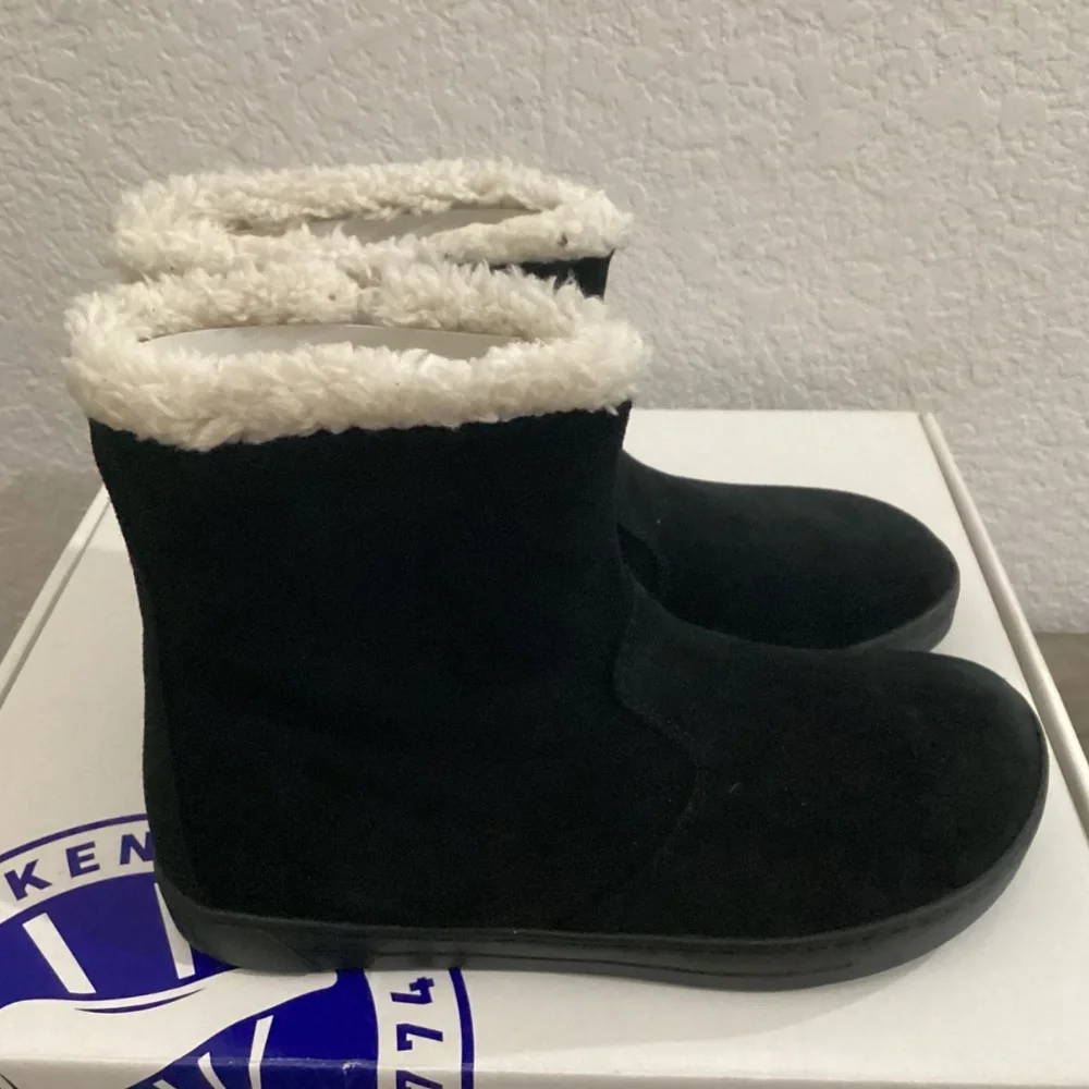 Birkenstock Kids' Lille Faux Shearling Lined Bootie (Little Kid), size 2US/33EU